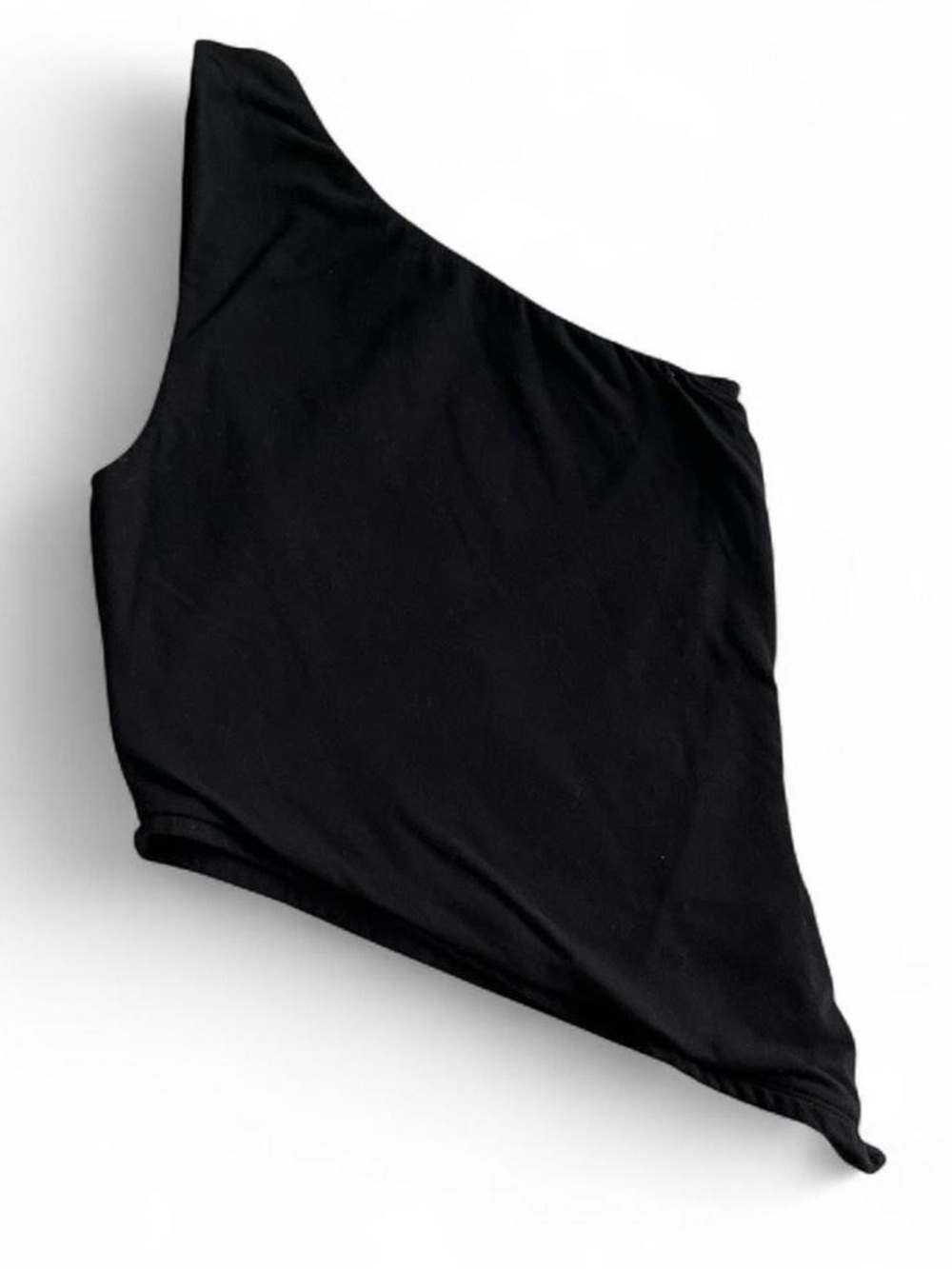 Size XS Garage Black Asymmetrical Tank Top - Picture 2 of 4